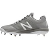 New Balance Men’s L4040v4 Metal Baseball Shoe(Grey/Grey)