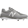 New Balance Men’s L4040v4 Metal Baseball Shoe(Grey/Grey)
