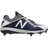 New Balance Men’s L4040v4 Metal Baseball Shoe(Navy/White)