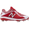 New Balance Men’s L4040v4 Metal Baseball Shoe(Red/White)