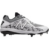 New Balance Men’s L4040v4 Metal Baseball Shoe(White/Camo Green)