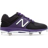 New Balance Men’s M3000v3 Metal Baseball Shoe(Black/Purp)