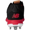 New Balance Men’s M3000v3 Metal Baseball Shoe(Black/Red)