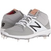 New Balance Men’s M3000v3 Metal Baseball Shoe(Grey/White)