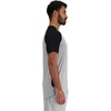 New Balance Men’s Ss Asym Baseball Top Left(Black)