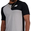 New Balance Men’s Ss Asym Baseball Top Left(Black)