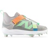 New Balance Unisex Adult FuelCell Lindor V2 Metal Baseball Shoes(Team Away Grey/Neon Dragonfly/Electric Jade)