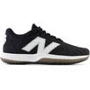 New Balance Unisex-Adult FuelCell 4040v7 Turf-Trainer(Black/Optic White Synthetic)