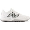 New Balance Unisex-Adult FuelCell 4040v7 Turf-Trainer(Optic White/Rain Cloud Synthetic)