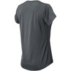 New Balance Women’s Baseball Nb Tech Short Sleeve(Dark Heather)