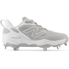 New Balance Women’s Fresh Foam X Velo V4 Metal Softball Shoes(Raincloud/White)