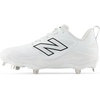 New Balance Women’s Fresh Foam X Velo V4 Metal Softball Shoes(White Synthetic/Black)