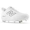 New Balance Women’s Fresh Foam X Velo V4 Metal Softball Shoes(White Synthetic/Black)