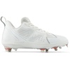 New Balance Women’s FuelCell Romero Duo V2 Metal Softball Shoe(White/Silver Metalic)