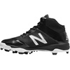 New Balance mens 4040 V4 Tpu Molded Mid Cut(Black)