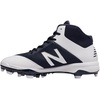 New Balance mens 4040 V4 Tpu Molded Mid Cut(Navy/White)