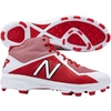 New Balance mens 4040 V4 Tpu Molded Mid Cut(Red/White)