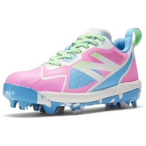 New Balance Kids’ Romero Duo V2 Rubber Molded(Pink/Vibrant Sky/Vibrant Green)