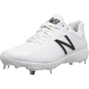 New Balance Men’s 4040 V4 Metal Baseball Shoe(Synthetic White)
