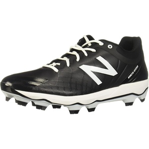 New Balance Mens 4040 V5 TPU MoldedBaseball Shoe(Black/White)