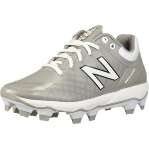 New Balance Mens 4040 V5 TPU MoldedBaseball Shoe(Grey/White)