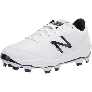 New Balance Men’s Fresh Foam 3000 V5 Metal Baseball Shoe(Synthetic White)