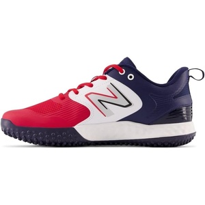 New Balance Men’s Fresh Foam 3000 V6 Turf-Trainer Shoes(Team Red/White/Team Navy)