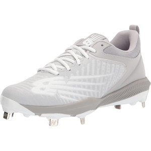 New Balance Men’s FuelCell 4040 V6 Metal Baseball Shoes(Grey/White)