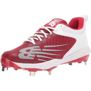 New Balance Men’s FuelCell 4040 V6 Metal Baseball Shoes(Team Red/White)