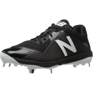 New Balance Men’s L4040v4 Metal Baseball Shoe(Black/Black)