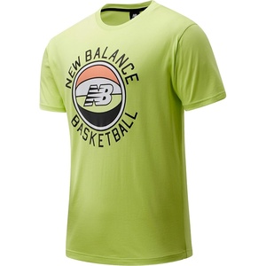 New Balance Men’s Nb Basketball First Light Tee(Lemon Slush)
