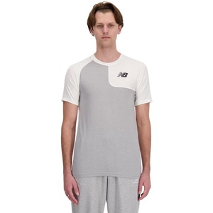 New Balance Men’s Ss Asym Baseball Top Left(White)