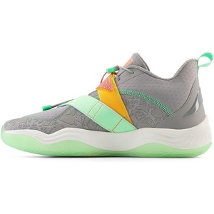New Balance Unisex Adult FuelCell Lindor 2 Pre-Game Baseball Shoes(Team Away Grey/Electric Jade/Neon Dragonfly)