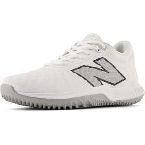 New Balance Unisex-Adult FuelCell 4040v7 Turf-Trainer(Optic White/Rain Cloud Synthetic)