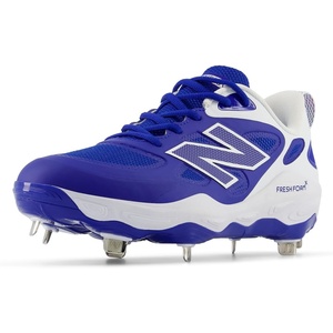 New Balance Women’s Fresh Foam X Velo V4 Metal Softball Shoes(Team Royal/White)