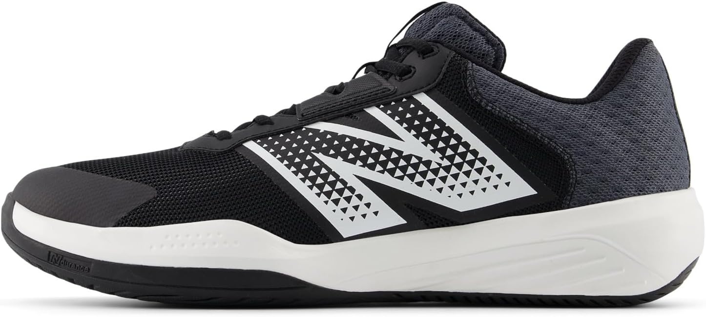 image:imageNew Balance Mens 696 V4 Hard Court Tennis ShoeBlackWhite