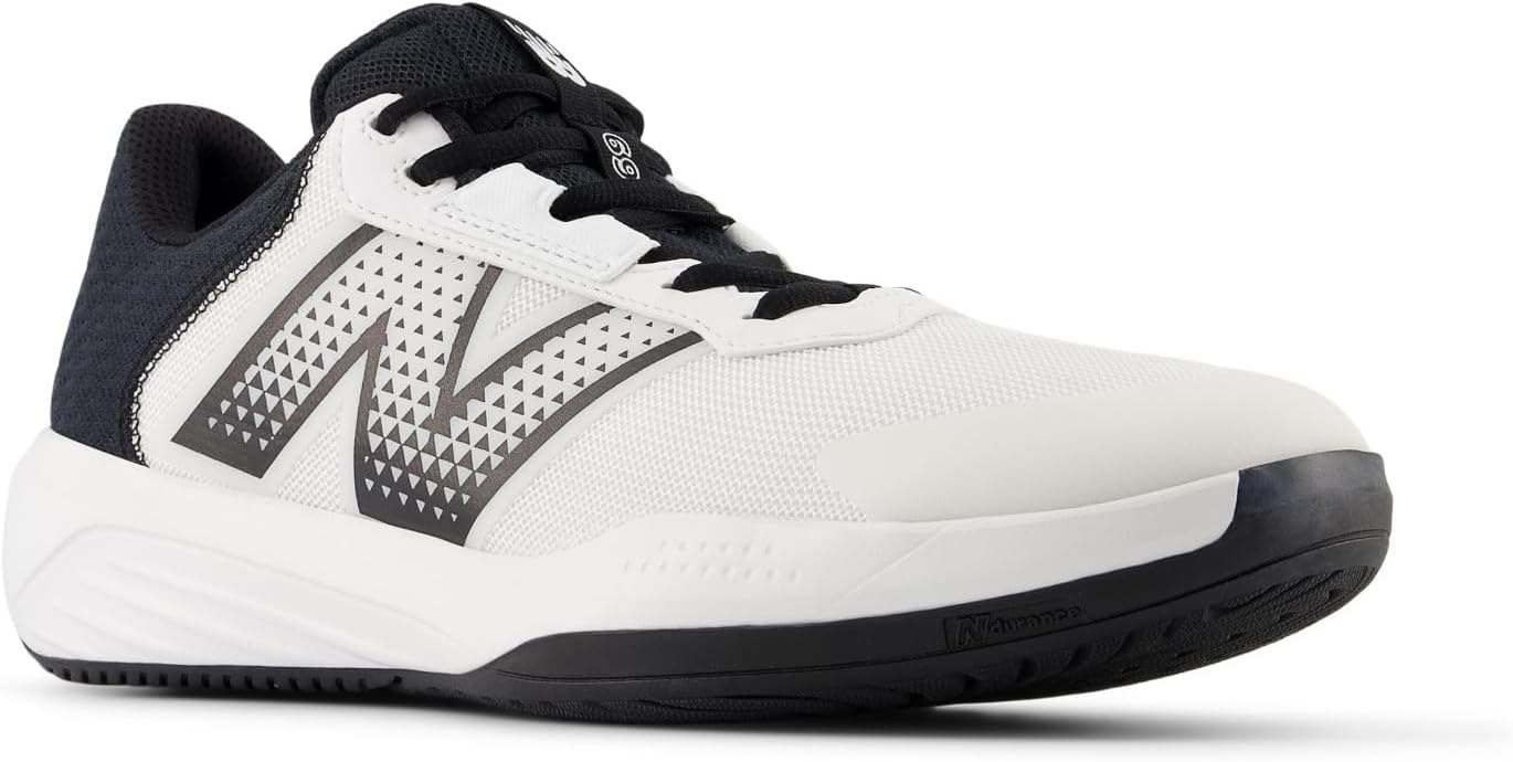 image:imageNew Balance Mens 696 V4 Hard Court Tennis ShoeWhiteBlack