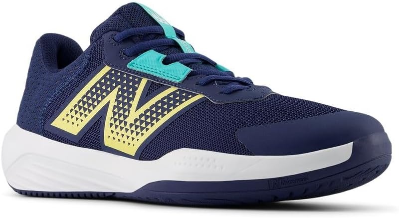 image:imageNew Balance Mens 696 V4 Hard Court Tennis ShoeWhiteClementine