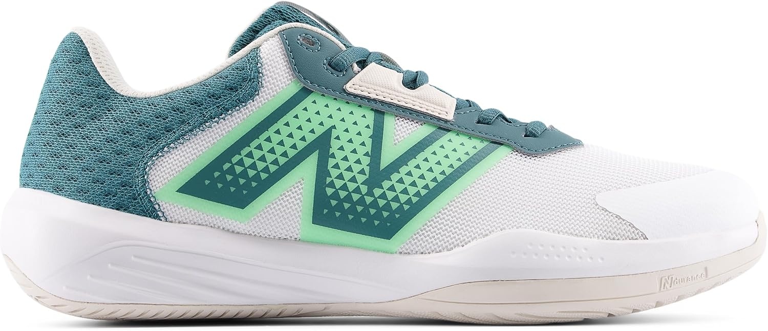 image:imageNew Balance Mens 696 V4 Hard Court Tennis ShoeWhiteGreen