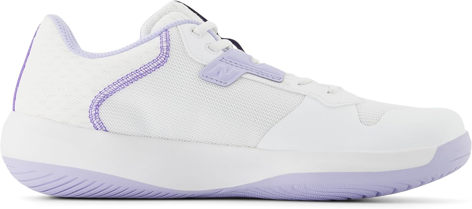 image:imageNew Balance Mens 696 V4 Hard Court Tennis ShoeWhiteGreyDusk Shower
