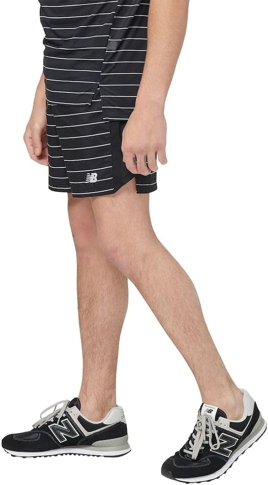 image:imageNew Balance Mens Accelerate 5 Inch Short 22Black Print
