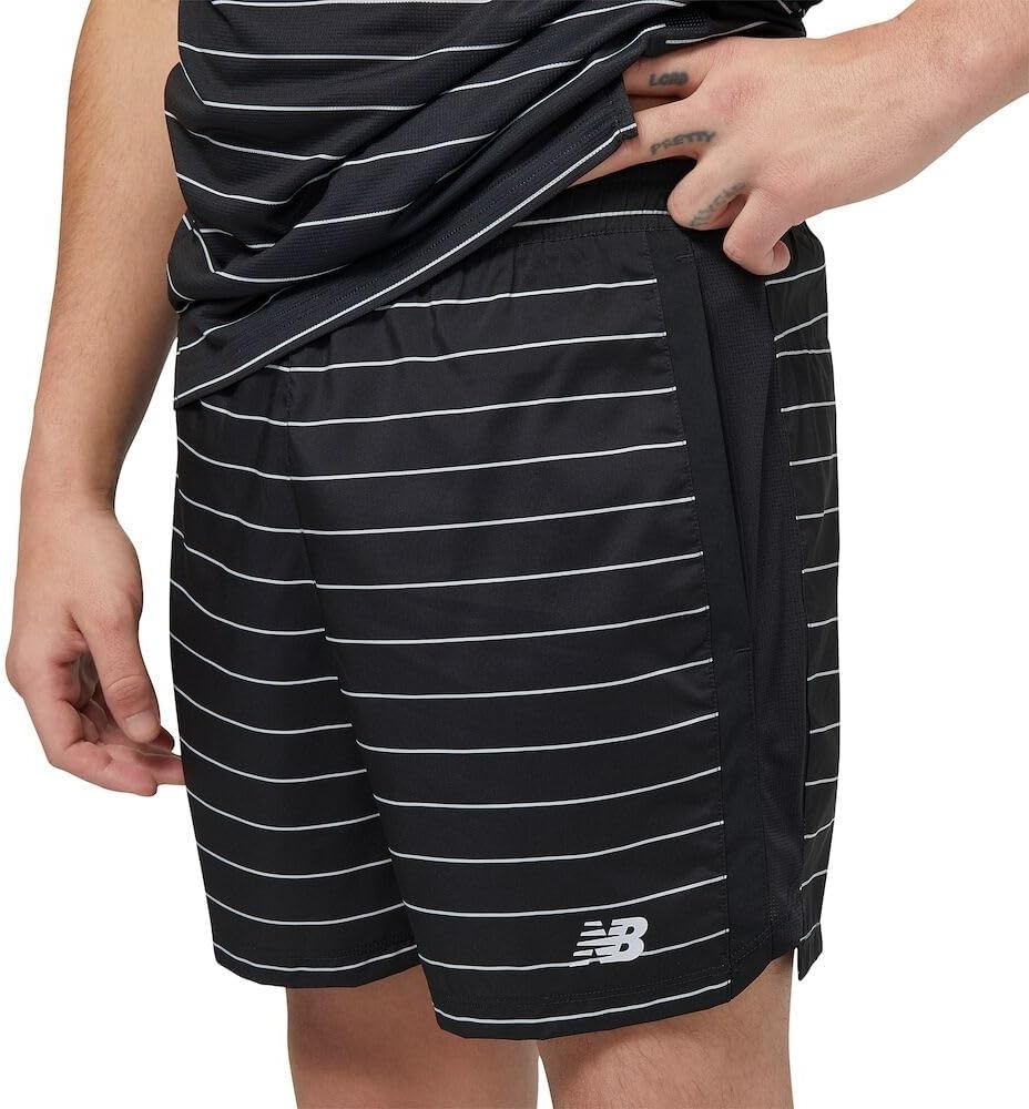 image:imageNew Balance Mens Accelerate 5 Inch Short 22Black Print