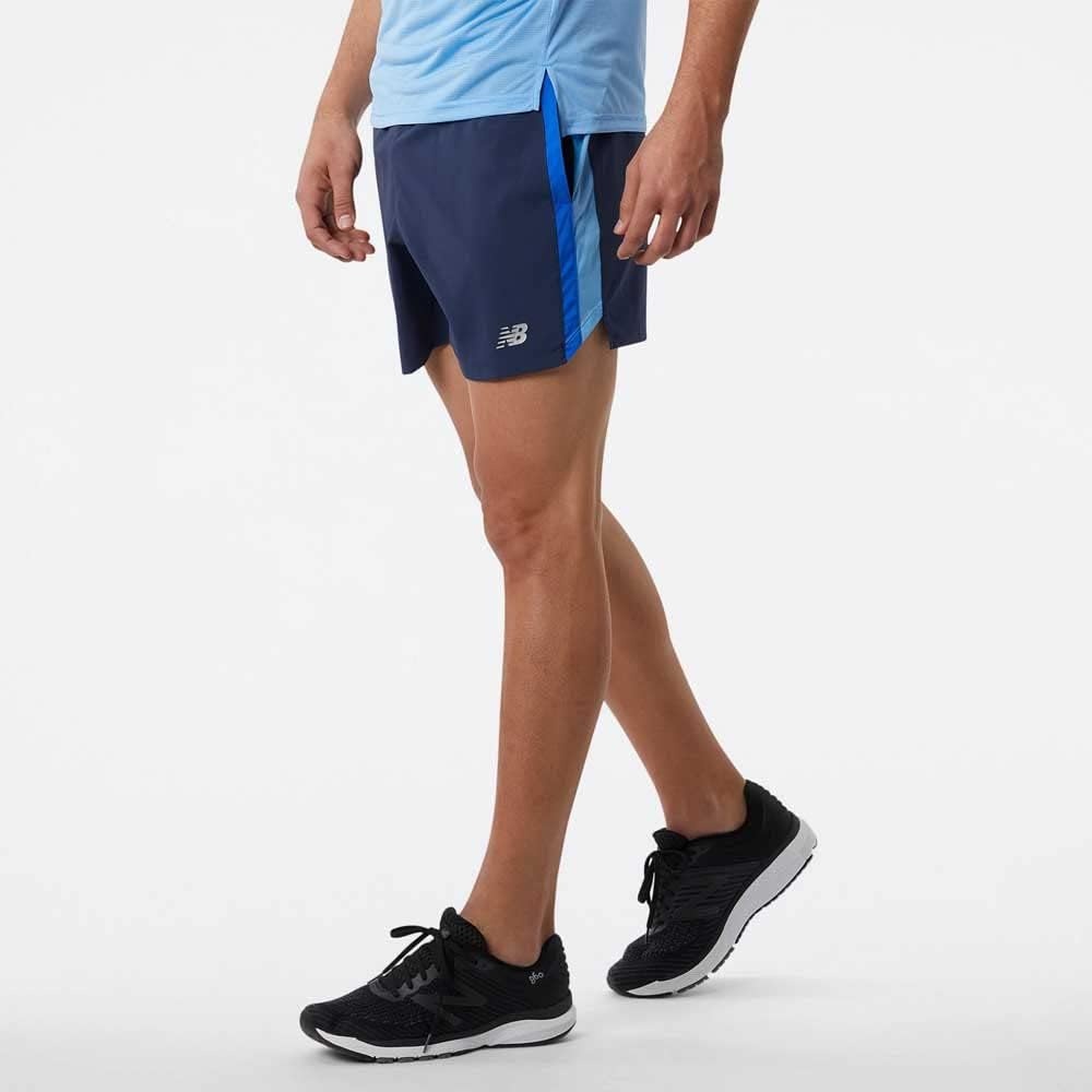 image:imageNew Balance Mens Accelerate 5 Inch Short 22Sky Blue