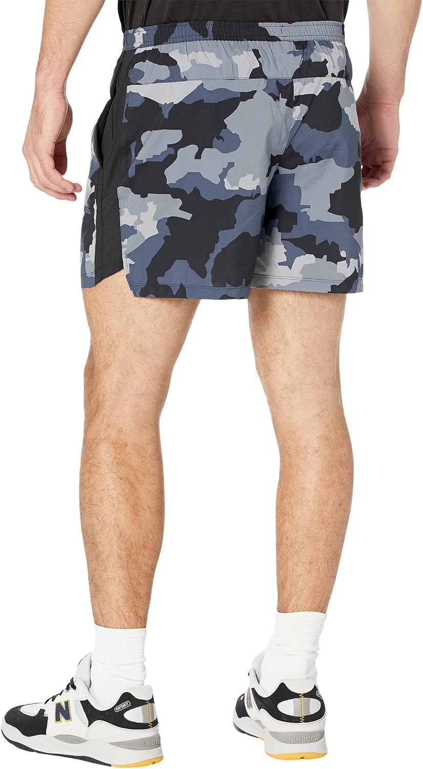 image:imageNew Balance Mens Accelerate 5 Inch Short 22Thunder Print