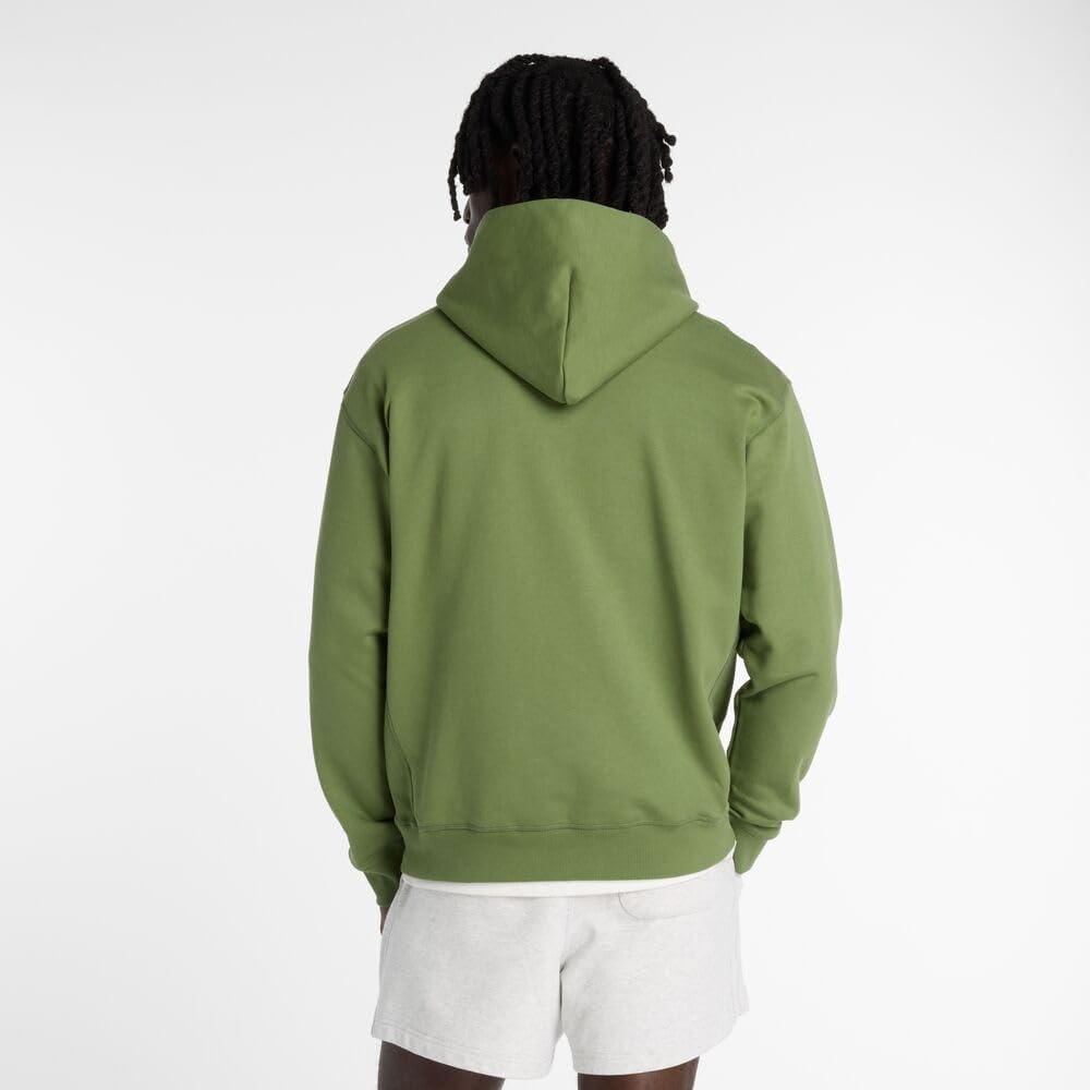 image:imageNew Balance Mens Athletics French Terry HoodieUtility Green