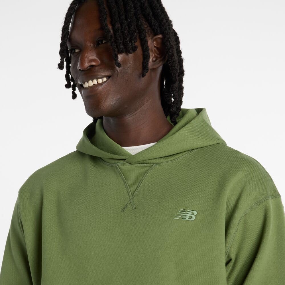 image:imageNew Balance Mens Athletics French Terry HoodieUtility Green