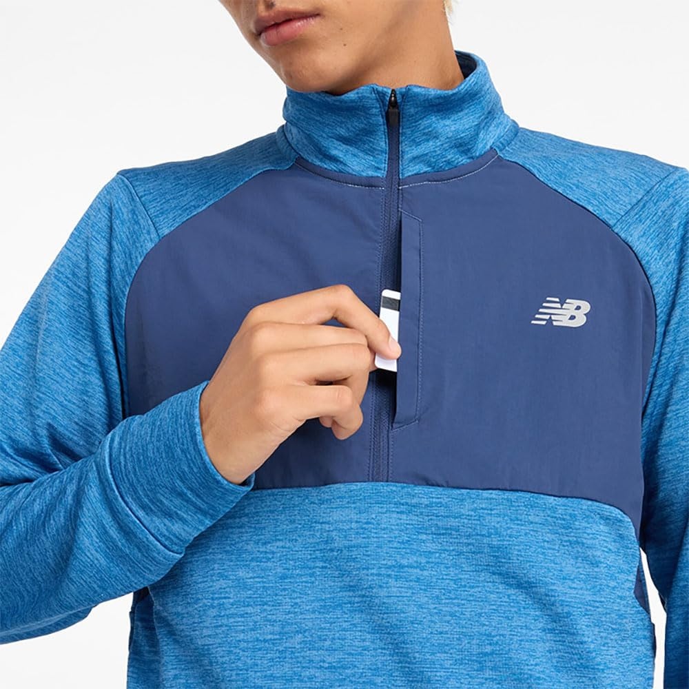 image:imageNew Balance Mens Athletics Heat Grid 12 ZipHeron Blue