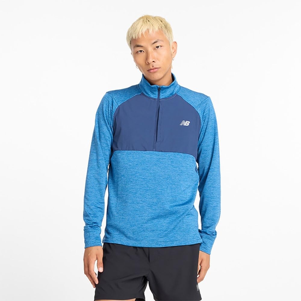 image:imageNew Balance Mens Athletics Heat Grid 12 ZipHeron Blue