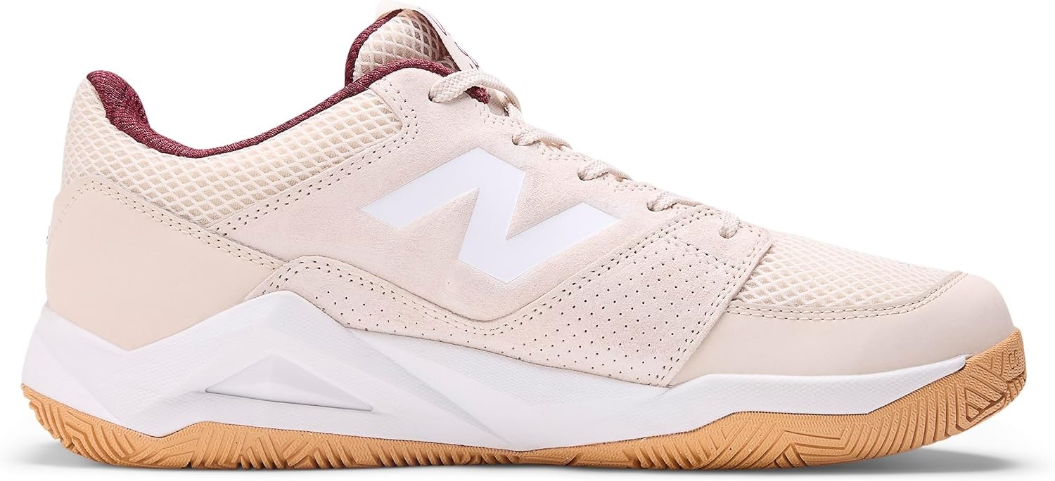 image:imageNew Balance Mens Coco Delray V2 Hard Court ShoesBisqueMonarch BurgundyGum