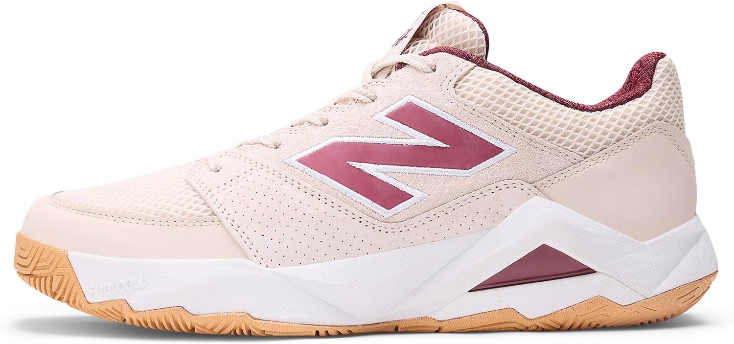 image:imageNew Balance Mens Coco Delray V2 Hard Court ShoesBisqueMonarch BurgundyGum